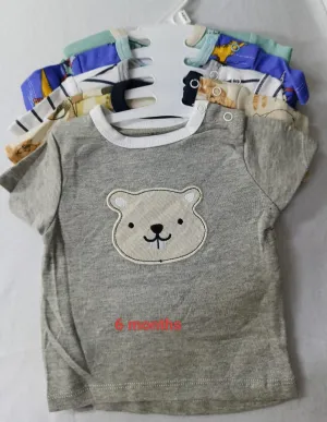 5 - Baby T-shirt Set : 6 Months