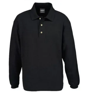 All American Clothing Co. - Long Sleeve Pique Cotton Polo
