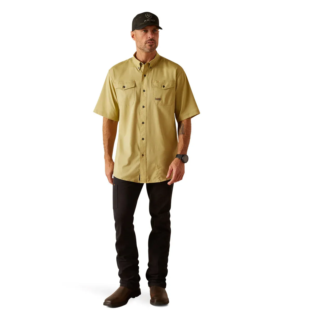 Ariat Mens Rebar Made Tough Venttek Durastretch Shirt