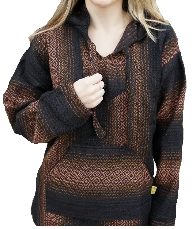 Baja Hoodie Brown Fade