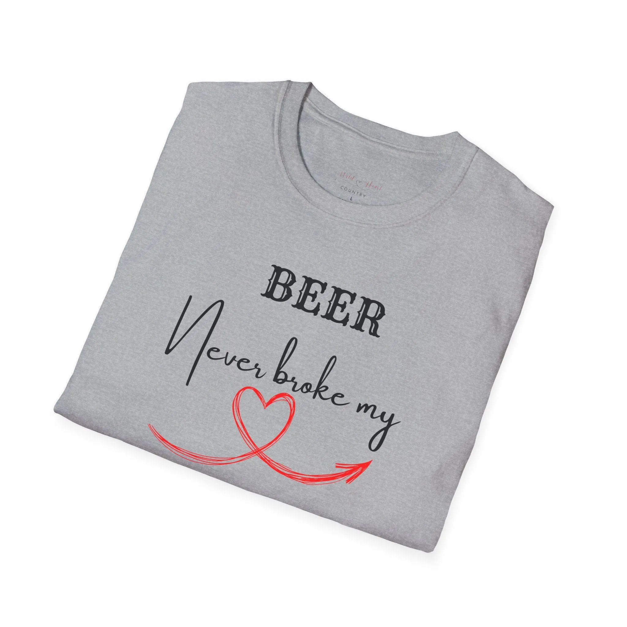 Beer Never Broke My Heart inspired T-Shirt, Country Music T-Shirt, Country Music Concert, Tour T-Shirt, Luke Combs