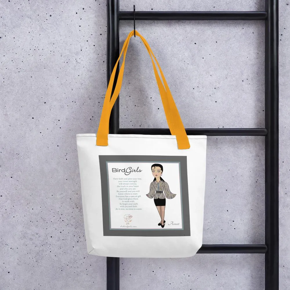 Black Feather Tote bag