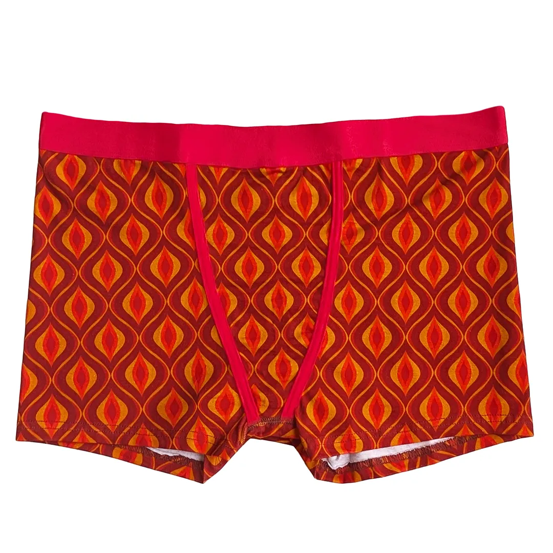 Boxer Briefs - Red Groovy