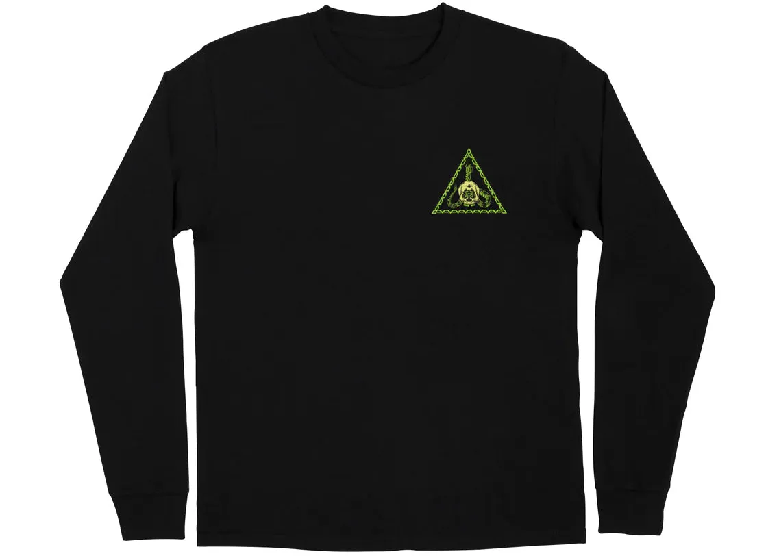 Creature Take Warning Long Sleeve Tee Eco Black