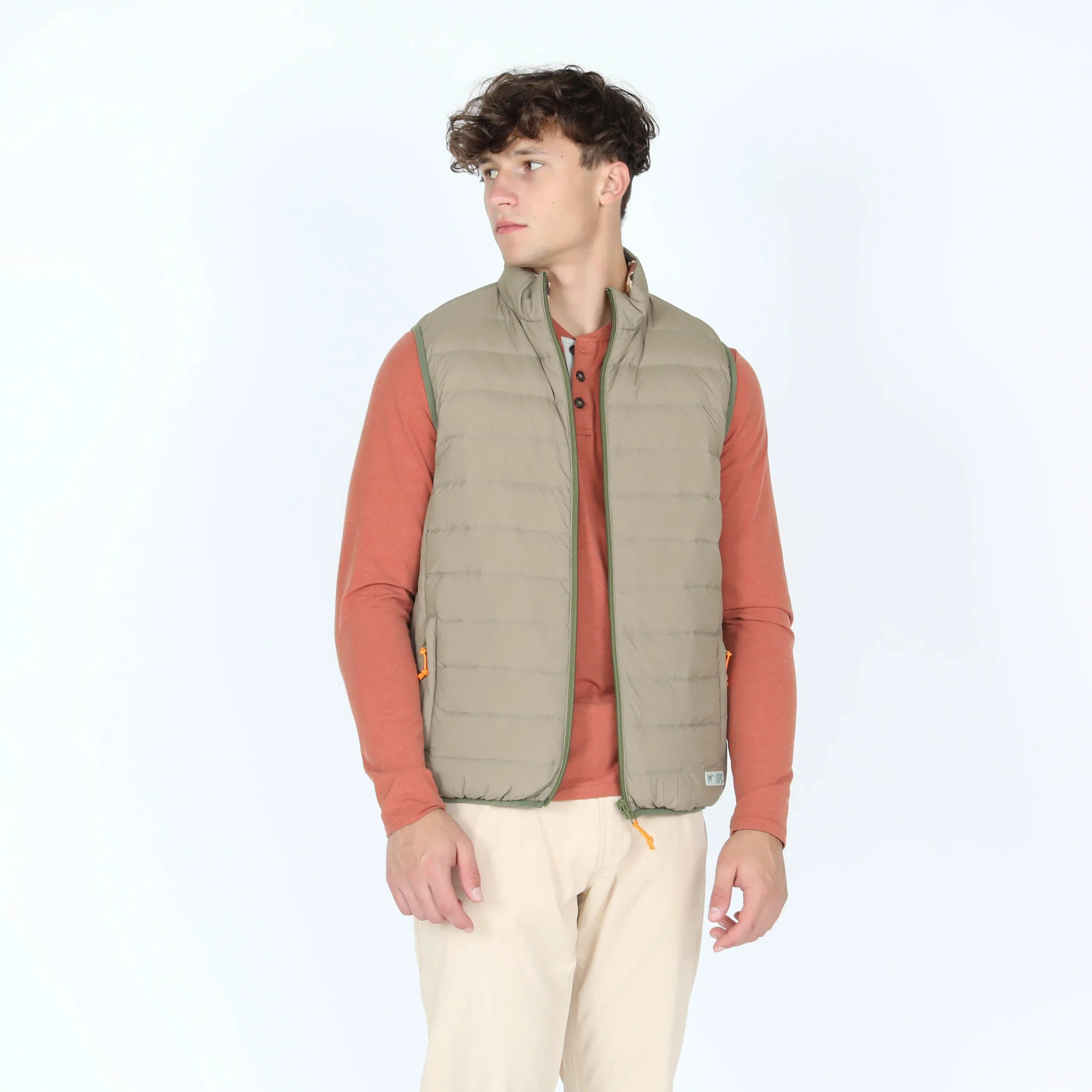 Field Series Reversible Down Vest (Olive/Camo)
