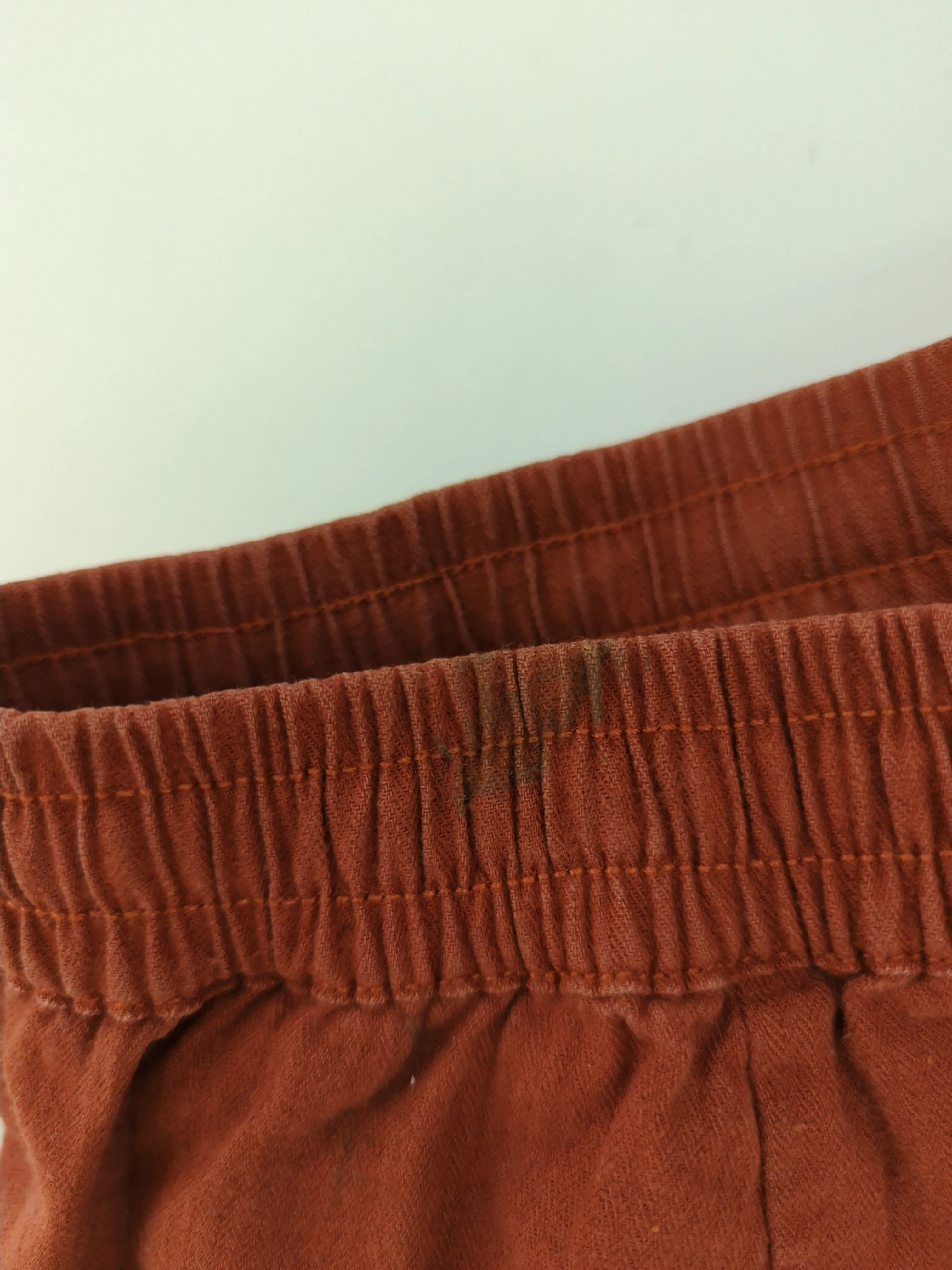 John Lewis Men's Suit Trousers W 36 in Brown Cotton with Linen