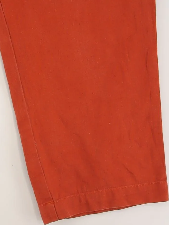 John Lewis Men's Suit Trousers W 36 in Brown Cotton with Linen
