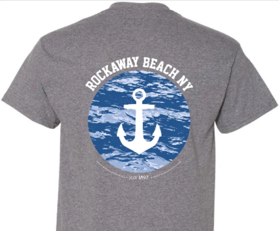 Kids EST 1897 Anchor Logo Short Sleeve Tee Grey