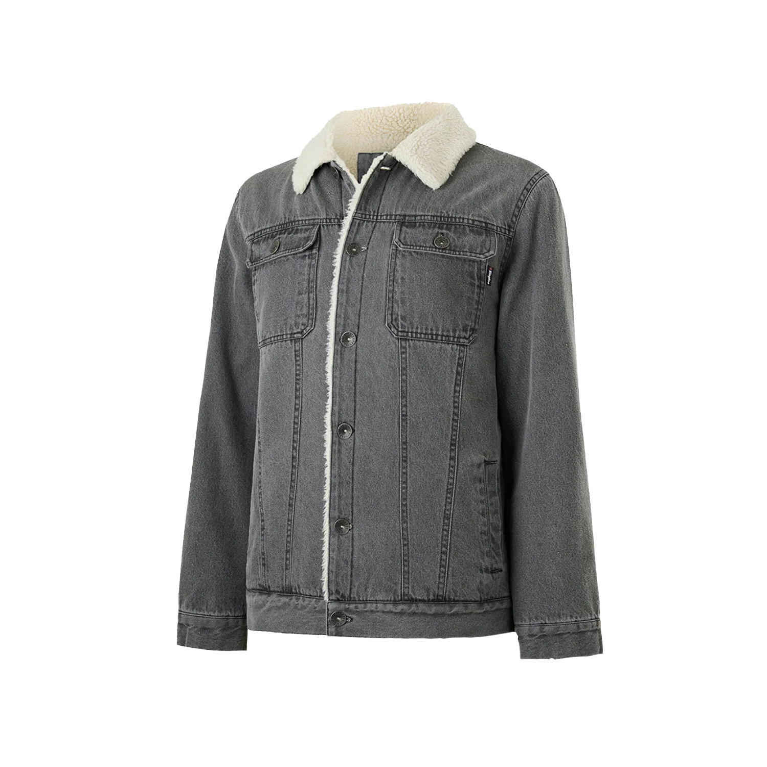 KingGee Men's Urban Denim Sherpa Jacket - Black