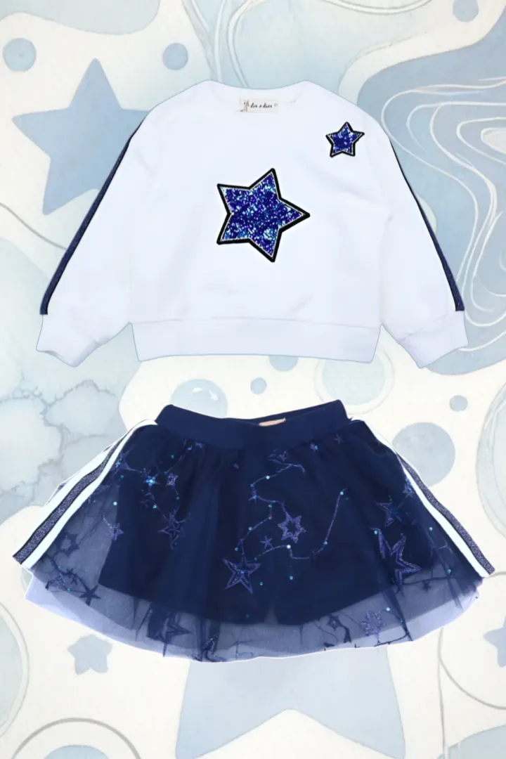 Matching Star Sweater and Skort
