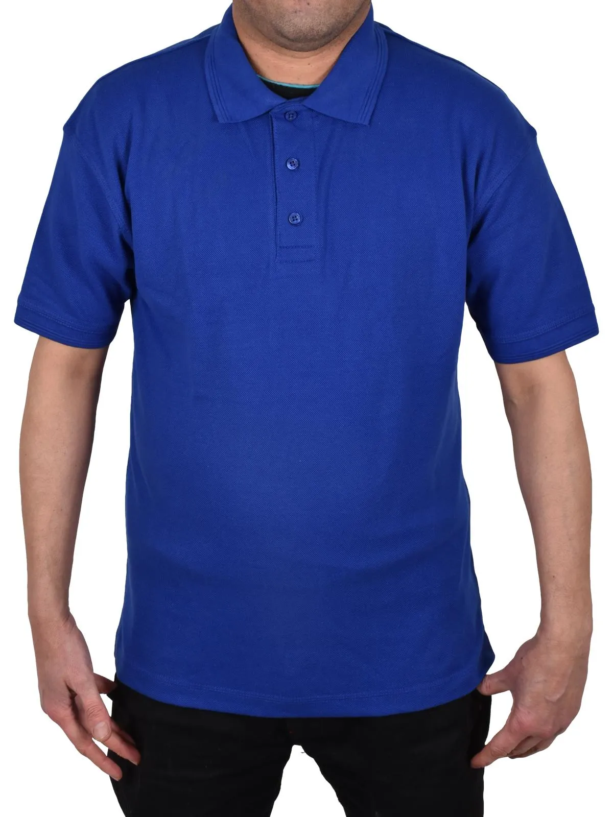 Mens Short Sleeve Polycotton Polo T-Shirts