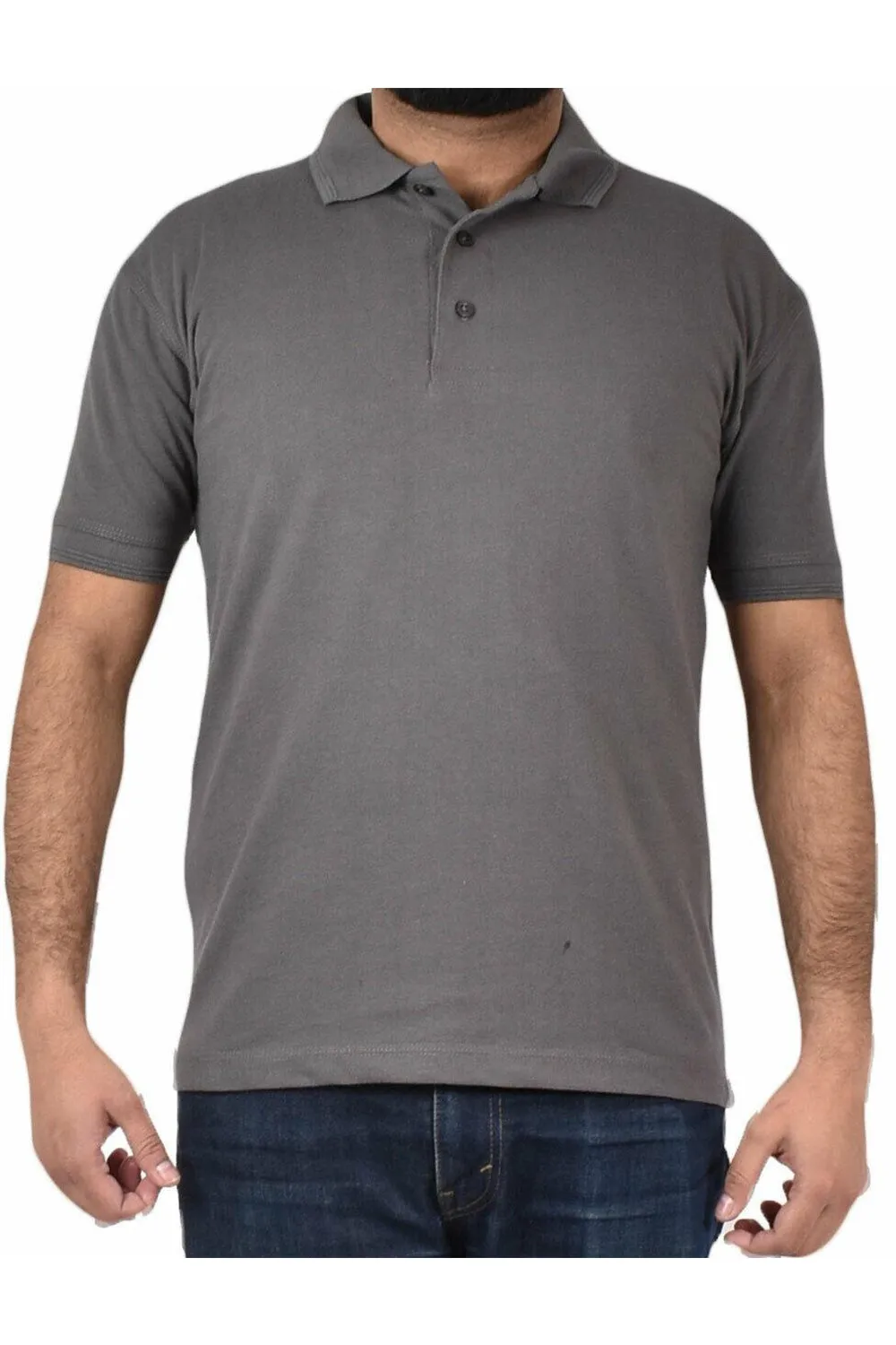 Mens Short Sleeve Polycotton Polo T-Shirts
