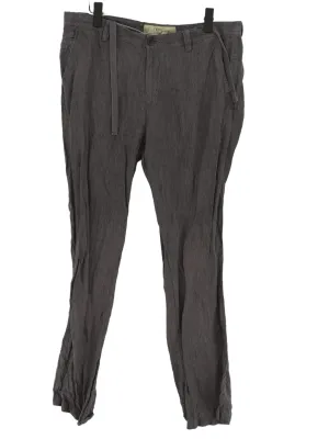 Next Men's Suit Trousers W 36 in Grey 100% Linen