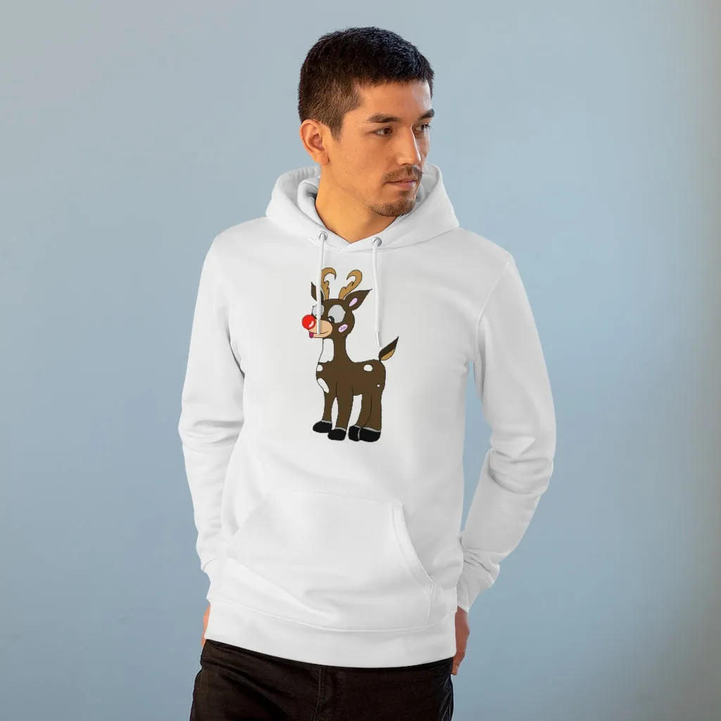 One Happy Reindeer!  85% organic cotton unisex cruiser hoodie