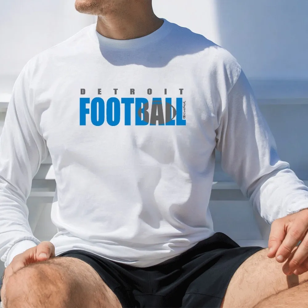 "Motown Football" Men's Long Sleeve T-Shirt