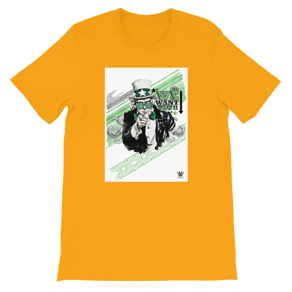 "We want you" Short-Sleeve Unisex T-Shirt