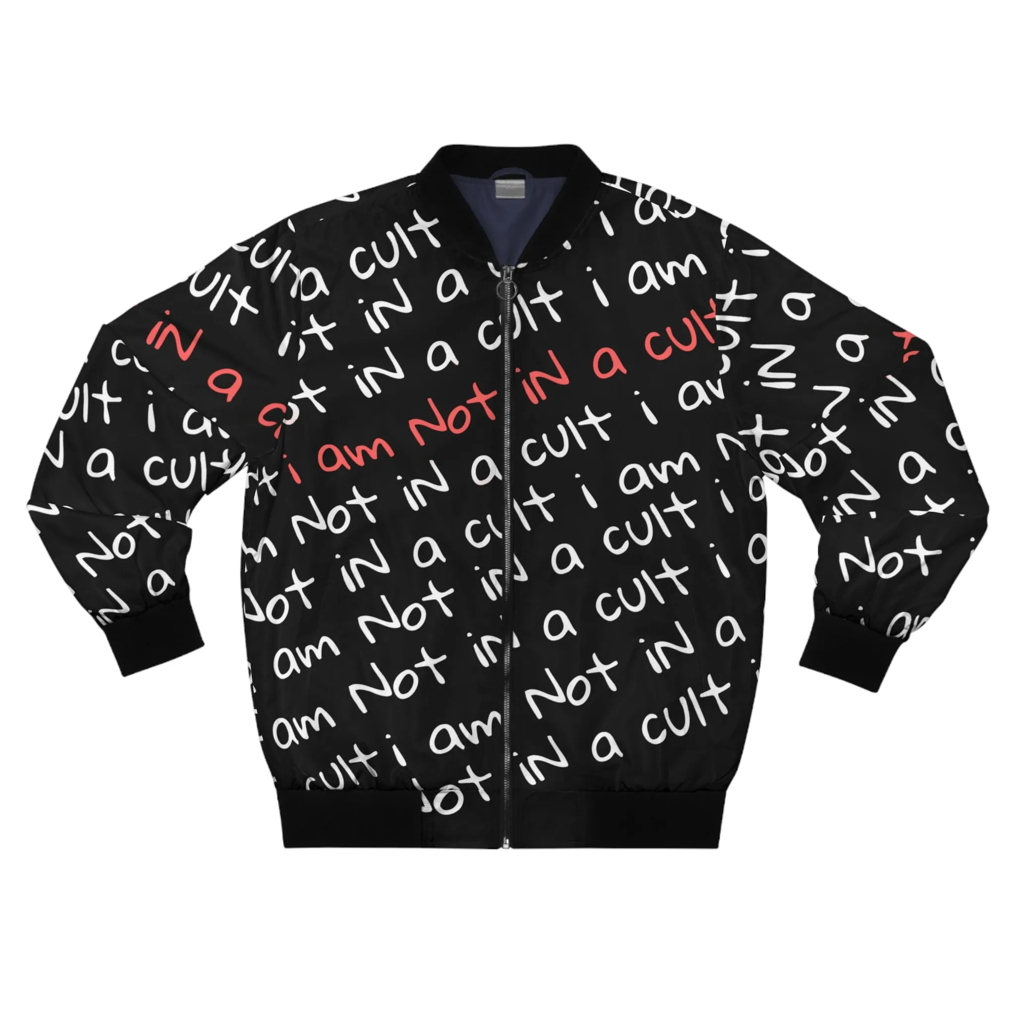 Raw Sushi  X Cult Behavior "NOT A CULT" Bomber Jacket