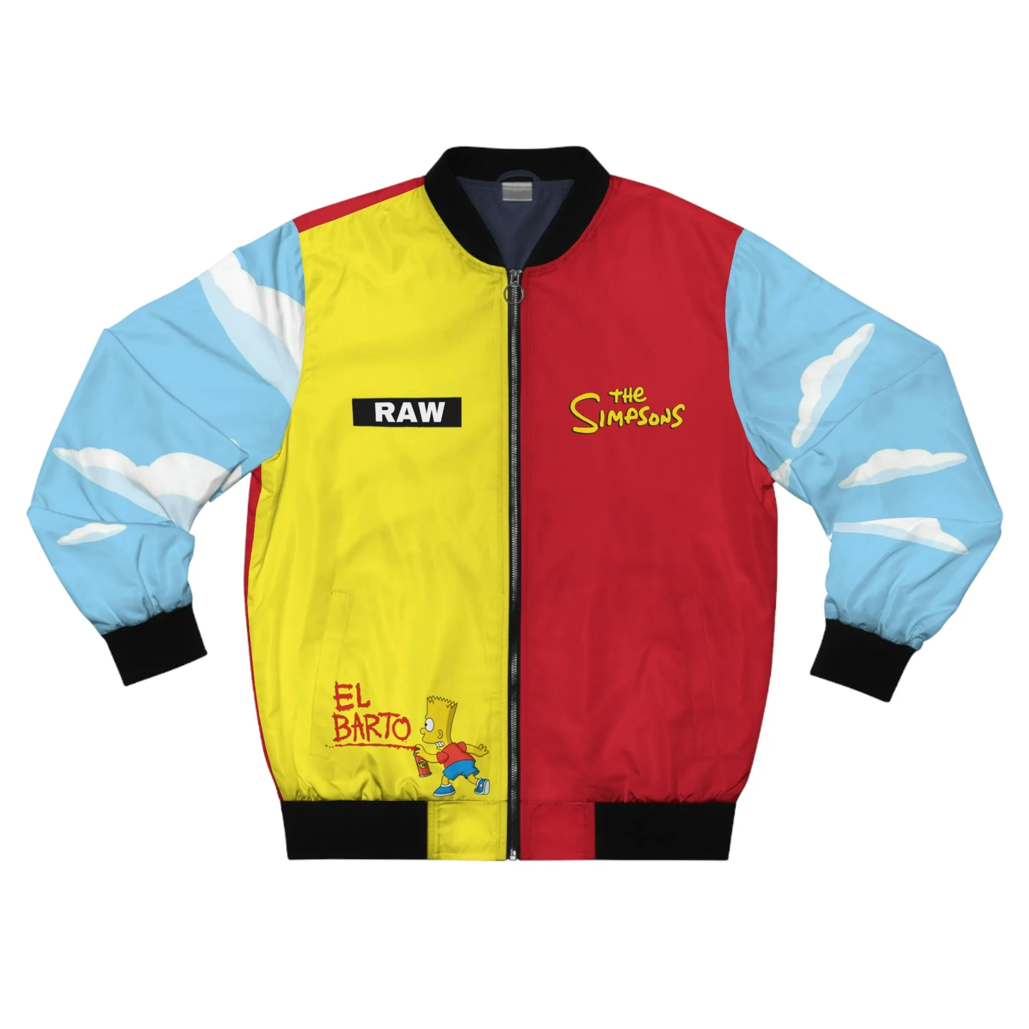 Raw Sushi X Simpsons "El'Barto" Bomber Jacket
