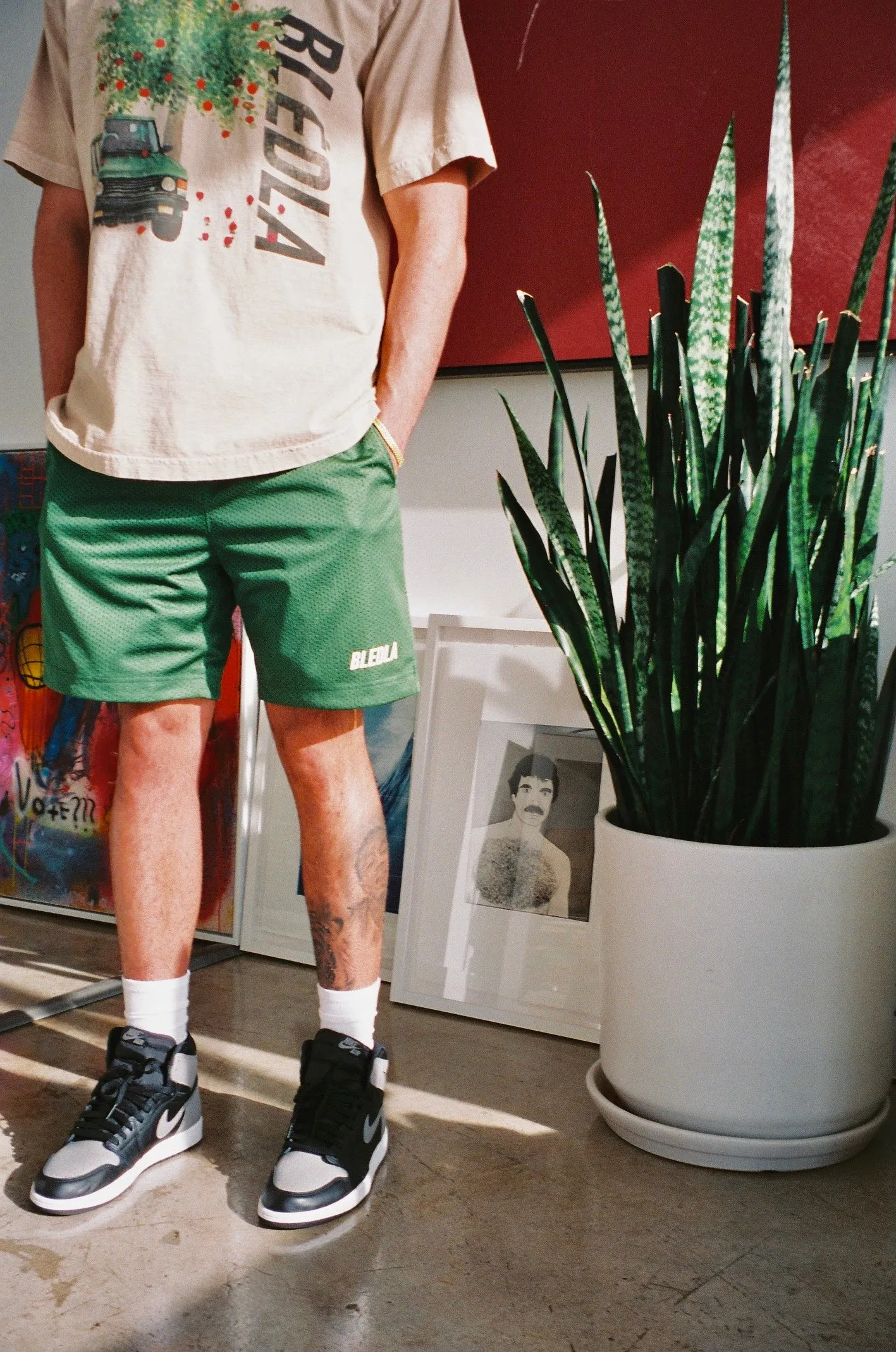 Reversible Mesh Short - Kelly Green