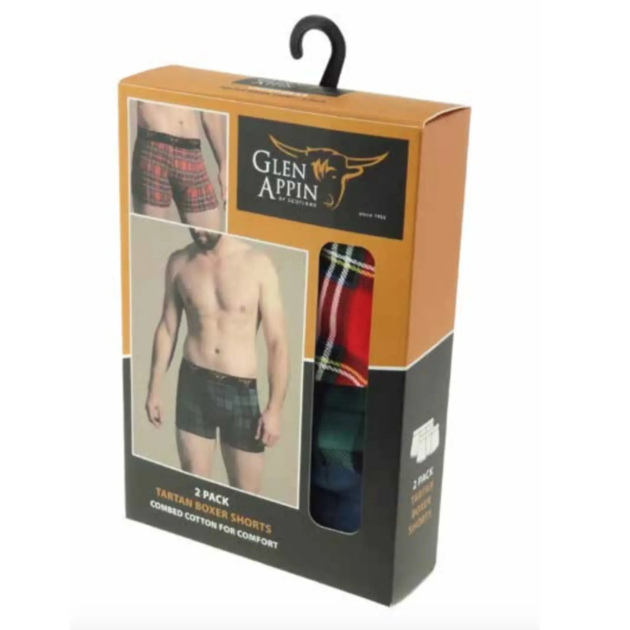 Tartan Boxer Shorts 2pk