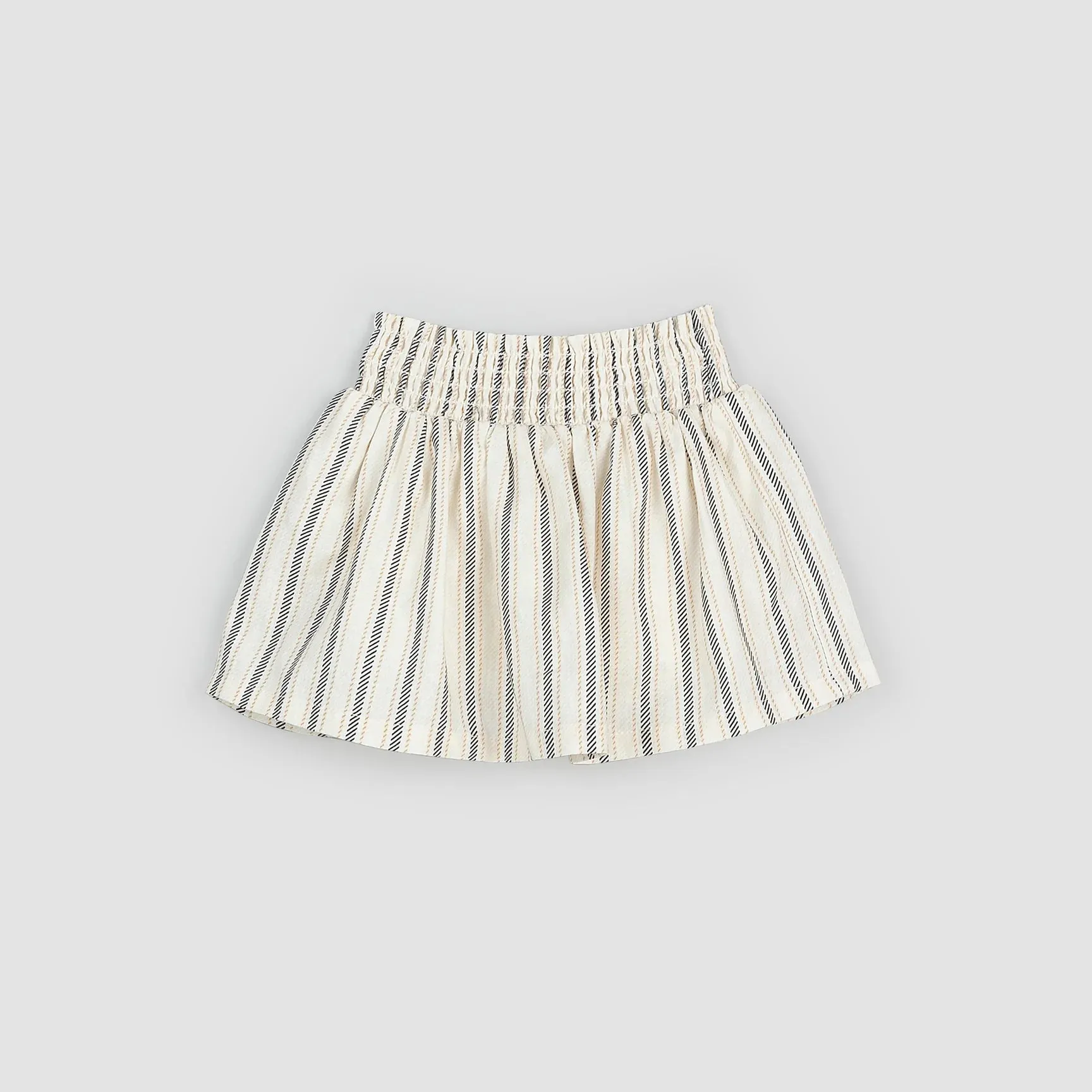 The Striped Linen-Blend SKORT - KIDS