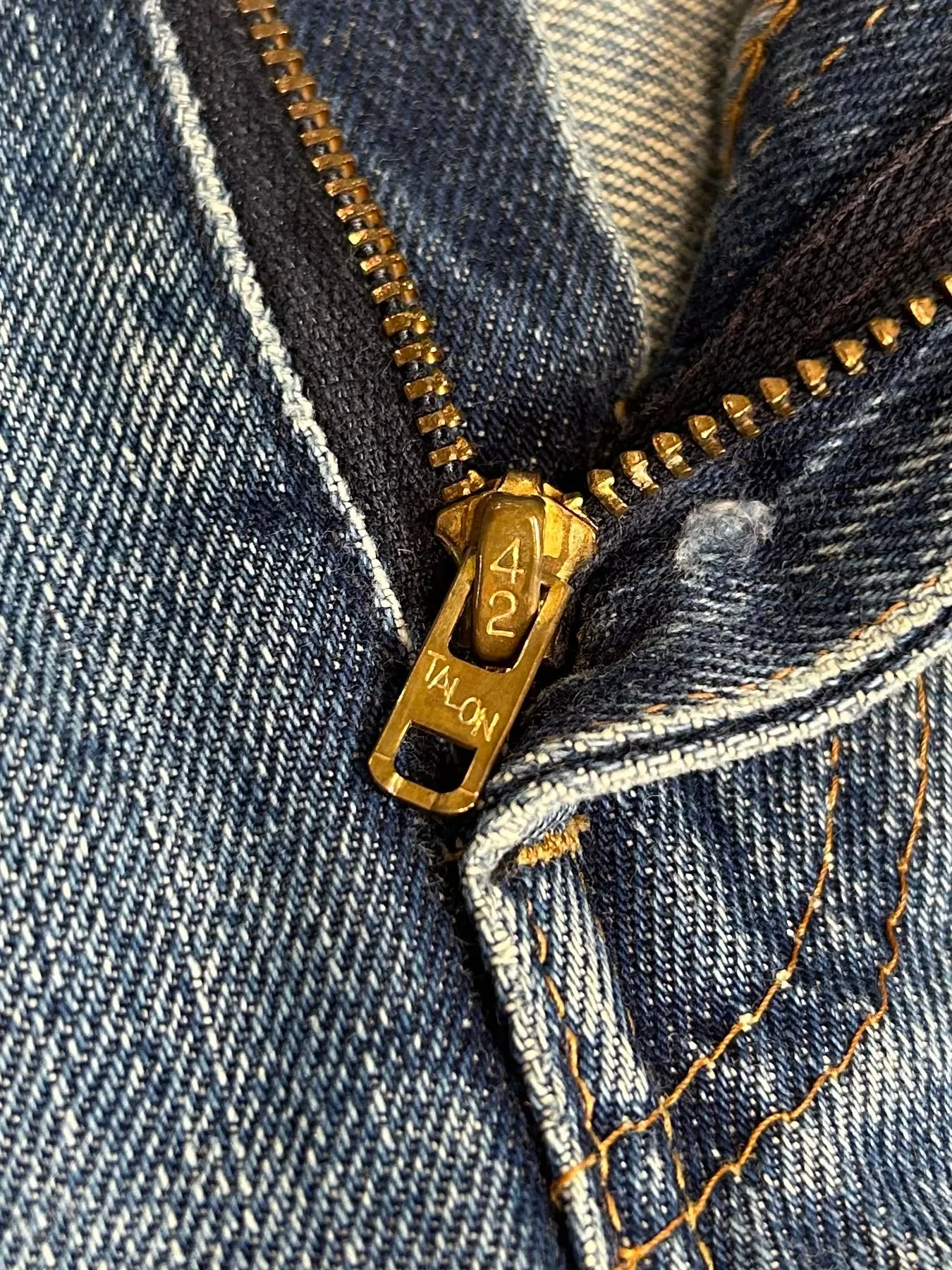 Vintage USA Levi's Talon Zip Orange Tab 646 Super Wash Bell Bottom (JYJ0324-139)